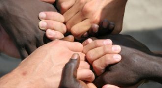 Acceptance hand holding